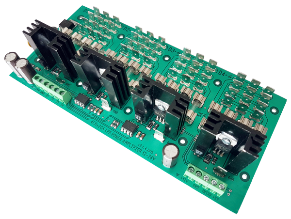 4-х канальный усилитель тока для светодиодных лент